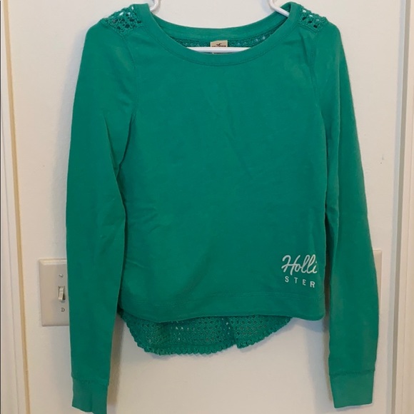 Hollister Fishnet Crewneck - Picture 1 of 3